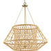 Myhouse Lighting Progress Lighting - P400324-163 - Five Light Chandelier - Laila - Vintage Brass