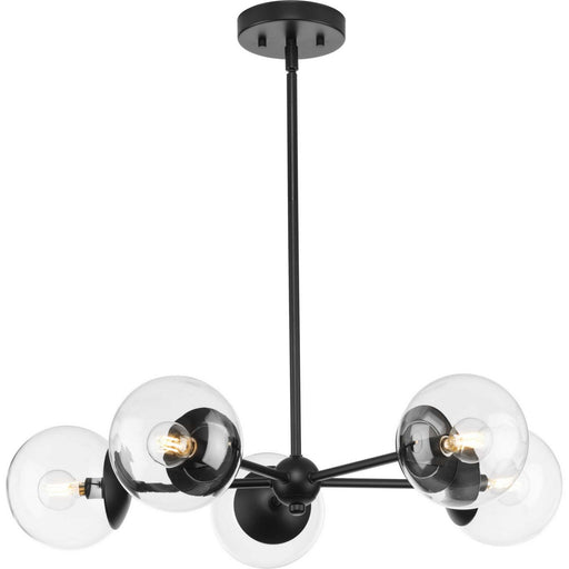 Myhouse Lighting Progress Lighting - P400325-31M - Five Light Chandelier - Atwell - Matte Black