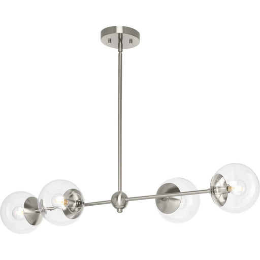 Myhouse Lighting Progress Lighting - P400326-009 - Four Light Island Pendant - Atwell - Brushed Nickel