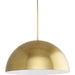 Myhouse Lighting Progress Lighting - P500380-191 - One Light Pendant - Perimeter - Brushed Gold