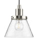 Myhouse Lighting Progress Lighting - P500382-009 - One Light Pendant - Hinton - Brushed Nickel