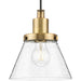 Myhouse Lighting Progress Lighting - P500382-163 - One Light Pendant - Hinton - Vintage Brass