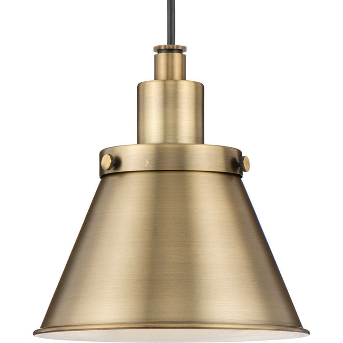 Myhouse Lighting Progress Lighting - P500383-163 - One Light Pendant - Hinton - Vintage Brass