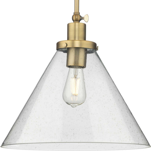 Myhouse Lighting Progress Lighting - P500384-163 - One Light Pendant - Hinton - Vintage Brass