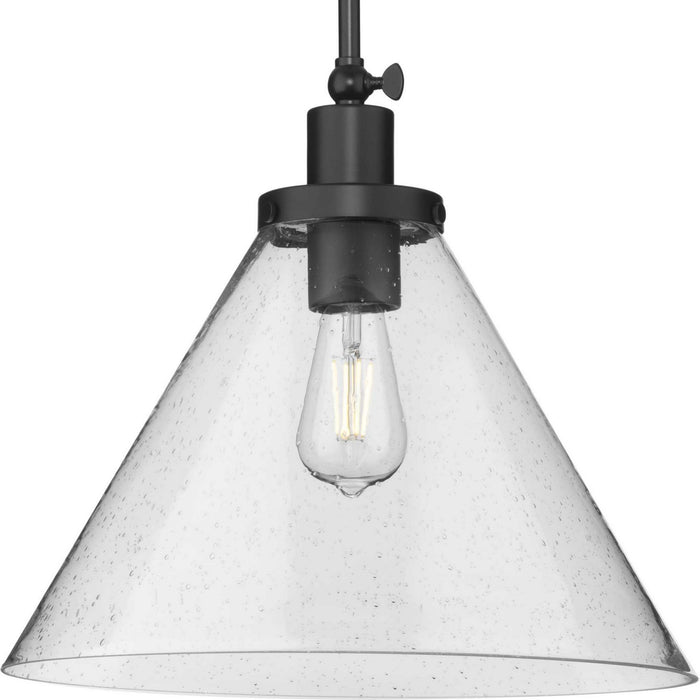 Myhouse Lighting Progress Lighting - P500384-31M - One Light Pendant - Hinton - Matte Black