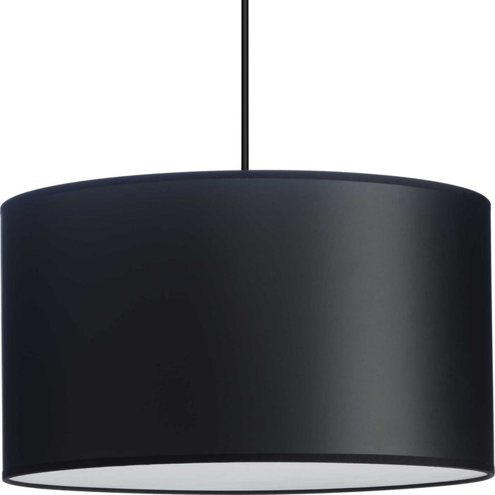 Myhouse Lighting Progress Lighting - P500387-193 - Three Light Pendant - Markor - Black Parchment