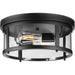 Myhouse Lighting Progress Lighting - P550021-31M - Two Light Outdoor Flush Mount - Gunther - Matte Black