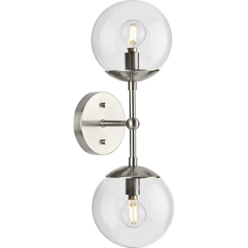 Myhouse Lighting Progress Lighting - P710114-009 - Two Light Wall Sconce - Atwell - Brushed Nickel