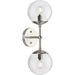 Myhouse Lighting Progress Lighting - P710114-009 - Two Light Wall Sconce - Atwell - Brushed Nickel