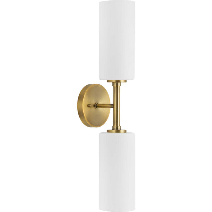 Myhouse Lighting Progress Lighting - P710116-163 - Two Light Wall Bracket - Cofield - Vintage Brass