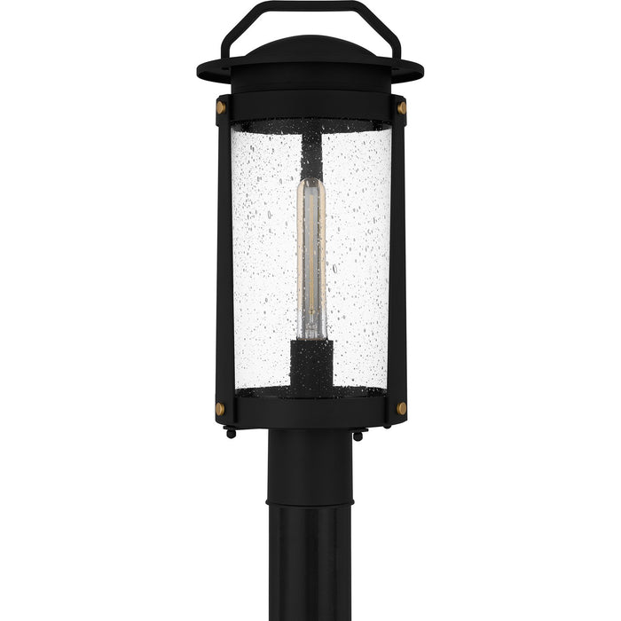 Myhouse Lighting Quoizel - CLI9009EK - One Light Outdoor Post Mount - Clifton - Earth Black