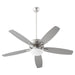 Myhouse Lighting Quorum - 17052-165 - 52"Patio Fan - Breeze Patio Plus 52 - Satin Nickel