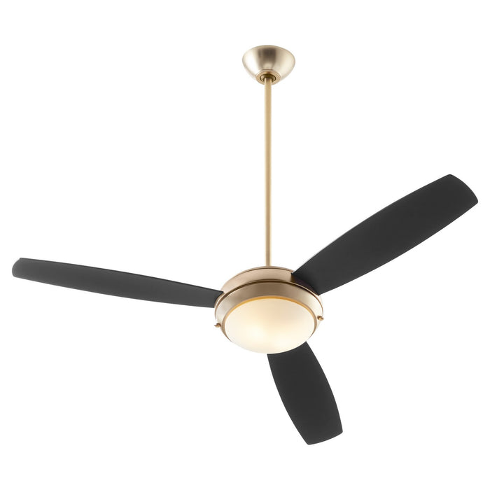 Myhouse Lighting Quorum - 20523-80 - 52" Ceiling Fan - Expo - Aged Brass