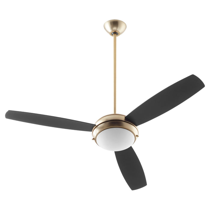 Myhouse Lighting Quorum - 20523-80 - 52" Ceiling Fan - Expo - Aged Brass