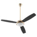 Myhouse Lighting Quorum - 20523-80 - 52" Ceiling Fan - Expo - Aged Brass