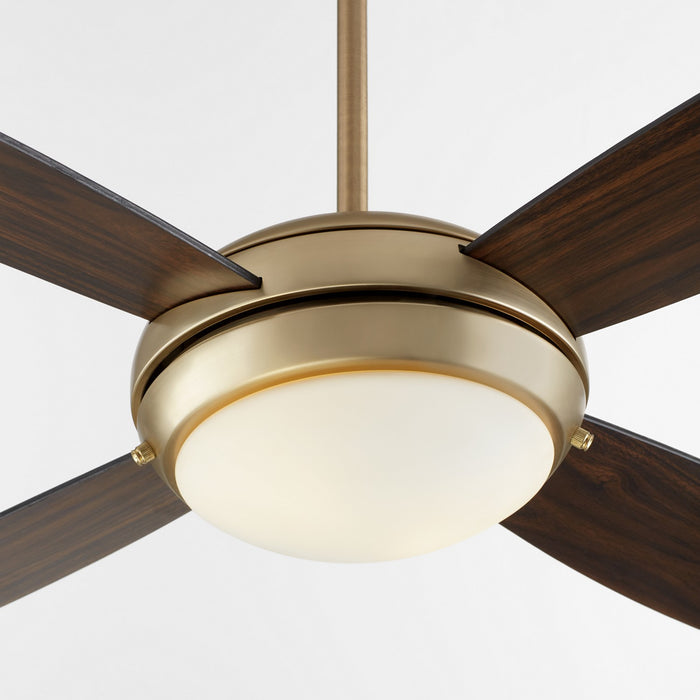 Myhouse Lighting Quorum - 20524-80 - 52" Ceiling Fan - Expo - Aged Brass