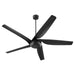 Myhouse Lighting Quorum - 41655-59 - 65" Ceiling Fan - Fury - Matte Black