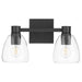 Myhouse Lighting Quorum - 515-2-59 - Two Light Vanity - Relo - Matte Black