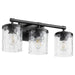 Myhouse Lighting Quorum - 517-3-59 - Three Light Vanity - Starky - Matte Black