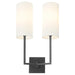 Myhouse Lighting Quorum - 5174-259 - Two Light Wall Mount - Merrick - Matte Black