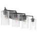 Myhouse Lighting Quorum - 5174-4-59 - Four Light Vanity - Merrick - Matte Black