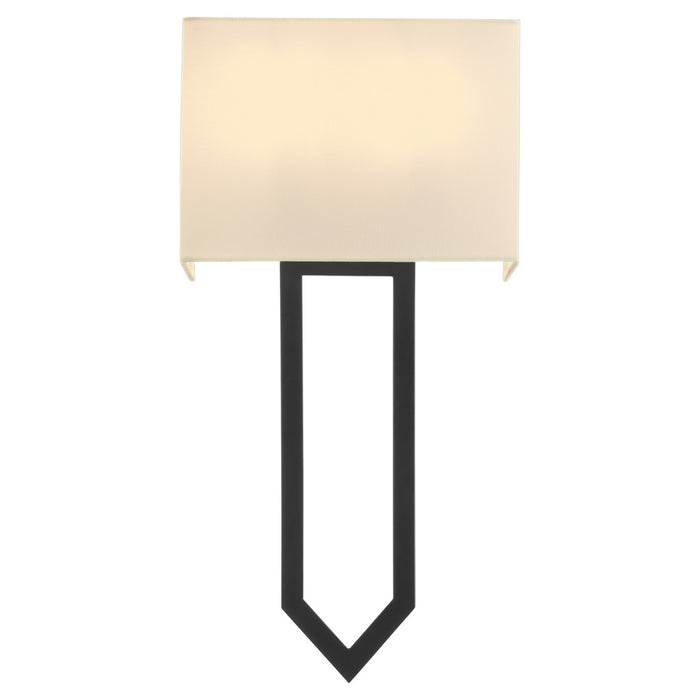 Myhouse Lighting Quorum - 5478-2-59 - Two Light Wall Sconce - Bolivar - Matte Black