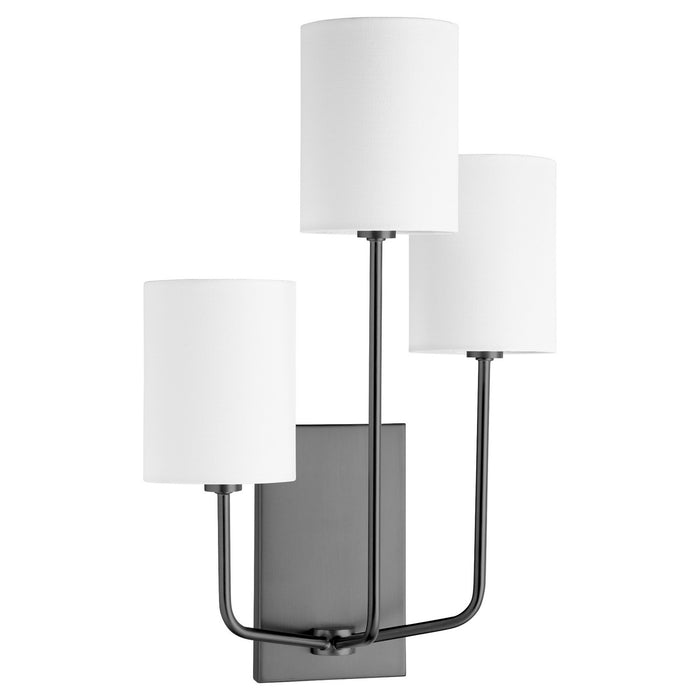 Myhouse Lighting Quorum - 557-3-59 - Three Light Wall Mount - Harmony - Matte Black