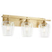 Myhouse Lighting Quorum - 558-3-80 - Three Light Vanity - Veno - Aged Brass