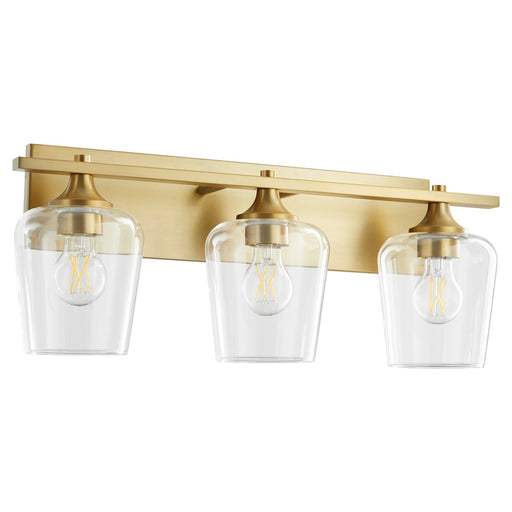 Myhouse Lighting Quorum - 558-3-80 - Three Light Vanity - Veno - Aged Brass