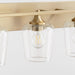 Myhouse Lighting Quorum - 558-4-80 - Four Light Vanity - Veno - Aged Brass