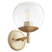 Myhouse Lighting Quorum - 578-1-80 - One Light Wall Mount - Lyon - Aged Brass