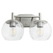 Myhouse Lighting Quorum - 578-2-65 - Two Light Vanity - Lyon - Satin Nickel