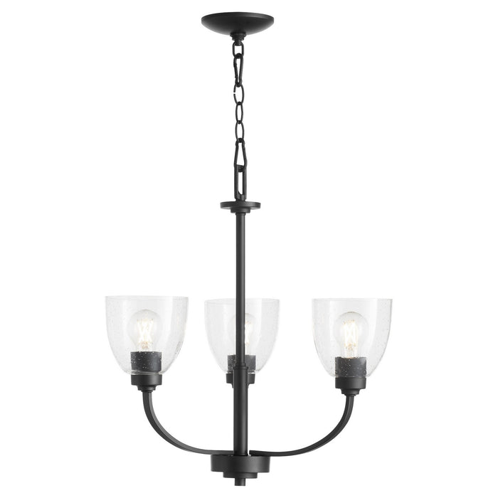 Myhouse Lighting Quorum - 6060-3-69 - Three Light Chandelier - Reyes - Textured Black