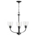 Myhouse Lighting Quorum - 6060-3-69 - Three Light Chandelier - Reyes - Textured Black