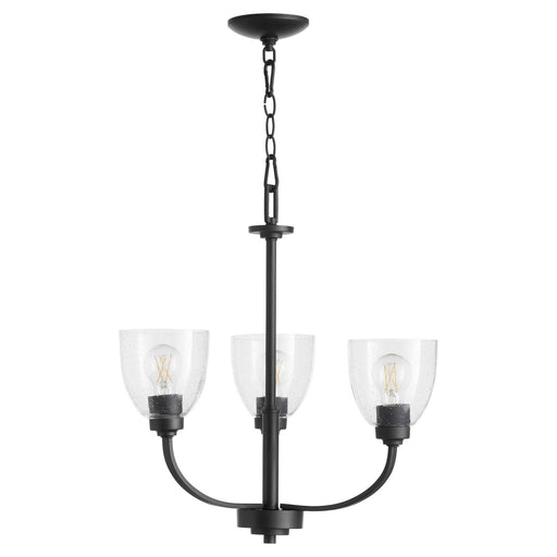 Myhouse Lighting Quorum - 6060-3-69 - Three Light Chandelier - Reyes - Textured Black