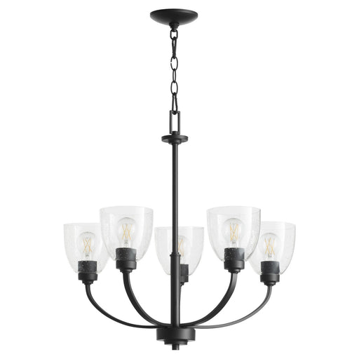 Myhouse Lighting Quorum - 6060-5-69 - Five Light Chandelier - Reyes - Textured Black