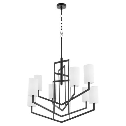 Myhouse Lighting Quorum - 6078-8-59 - Eight Light Chandelier - Bolivar - Matte Black