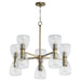 Myhouse Lighting Quorum - 615-10-81 - Ten Light Chandelier - Relo - Dark Brass