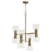 Myhouse Lighting Quorum - 615-8-81 - Eight Light Chandelier - Relo - Dark Brass