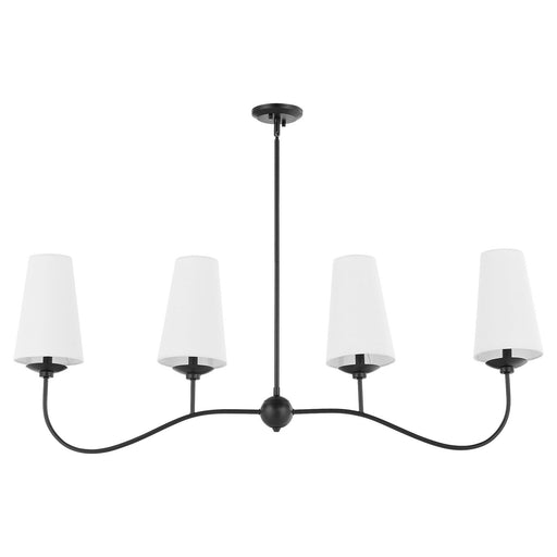 Myhouse Lighting Quorum - 616-4-59 - Four Light Chandelier - Euphora - Matte Black