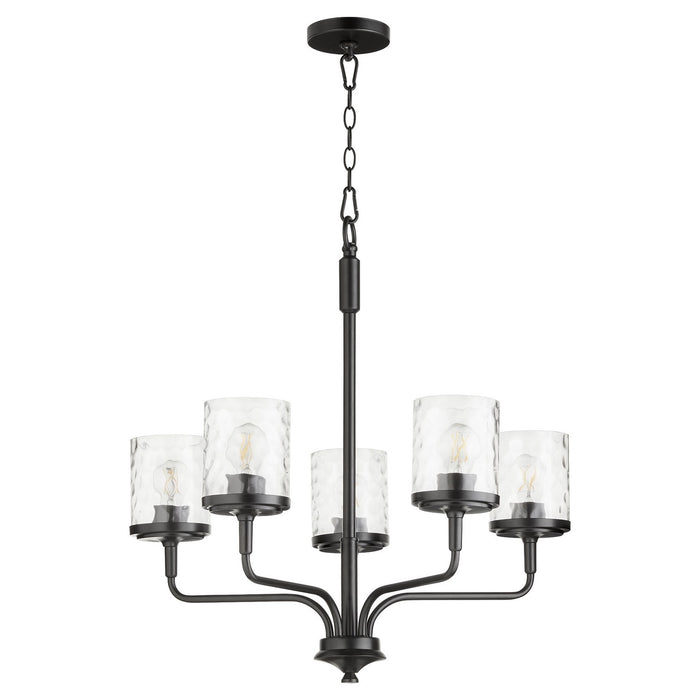 Myhouse Lighting Quorum - 617-5-59 - Five Light Chandelier - Starky - Matte Black