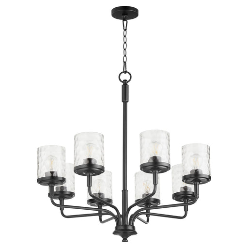 Myhouse Lighting Quorum - 617-8-59 - Eight Light Chandelier - Starky - Matte Black