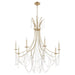 Myhouse Lighting Quorum - 628-8-60 - Eight Light Chandelier - Malin - Antique Silver