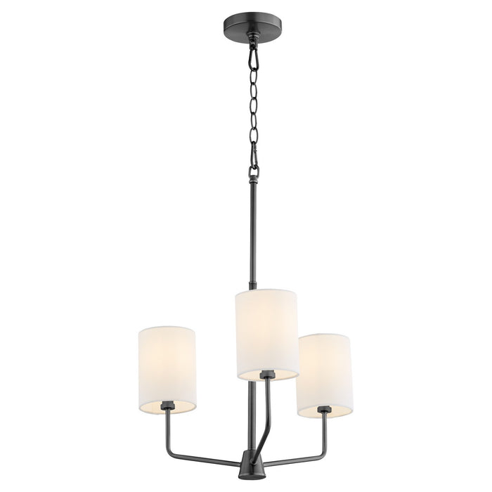 Myhouse Lighting Quorum - 657-3-59 - Three Light Chandelier - Harmony - Matte Black