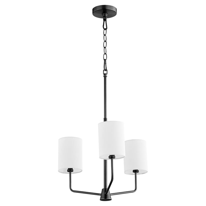 Myhouse Lighting Quorum - 657-3-59 - Three Light Chandelier - Harmony - Matte Black