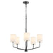 Myhouse Lighting Quorum - 657-5-59 - Five Light Chandelier - Harmony - Matte Black