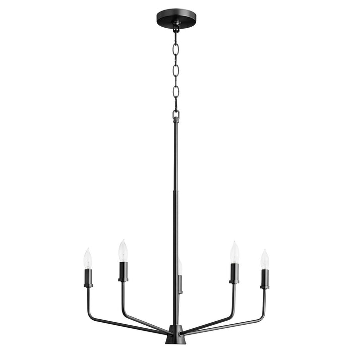 Myhouse Lighting Quorum - 657-5-59 - Five Light Chandelier - Harmony - Matte Black