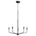 Myhouse Lighting Quorum - 657-5-59 - Five Light Chandelier - Harmony - Matte Black