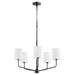 Myhouse Lighting Quorum - 657-5-59 - Five Light Chandelier - Harmony - Matte Black