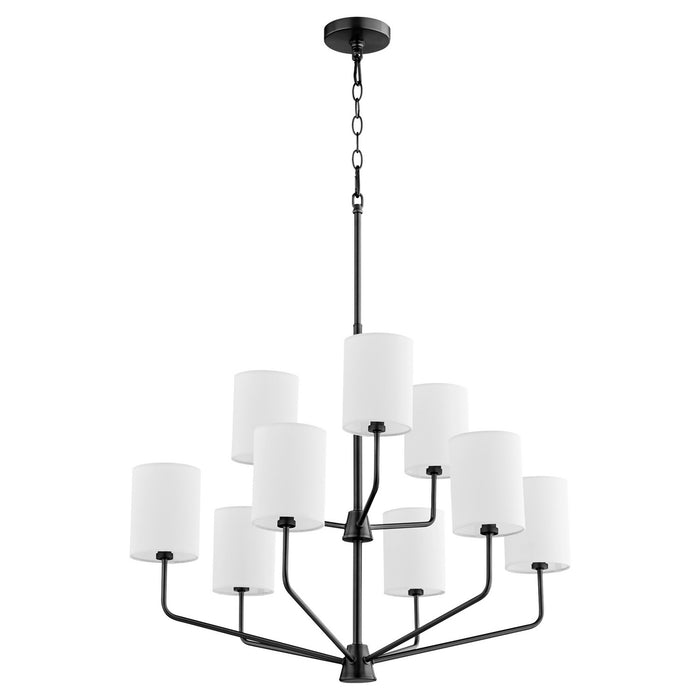 Myhouse Lighting Quorum - 657-9-59 - Nine Light Chandelier - Harmony - Matte Black